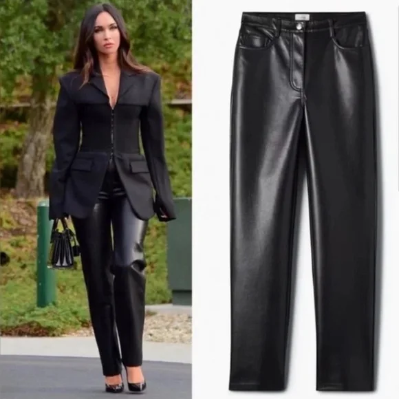 Wilfred Melina vegan leather pants 0 - Picture 1 of 16